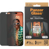 PanzerGlass(TM) Privacy Screen Protector iPhone 15 Pro Max | Ultra-Wide Fit w. EasyAligner - (PG-P2812)