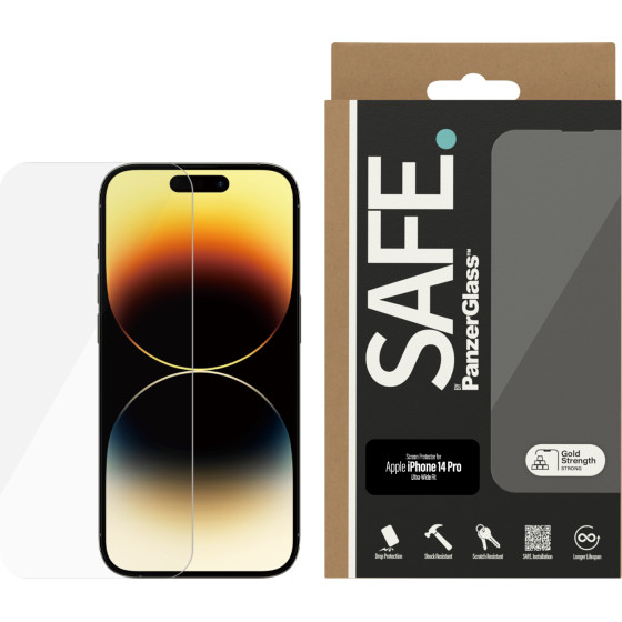 SAFE. by PanzerGlass Screen Protector Apple iPhone 14 Pro | Ultra-Wide Fit - (SAFE-95149)