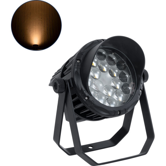 GloboStar FLOOD-Kara ��������� Wall Washer ���� �� ������������� ������ ��� ������� ������� Led 54W 6210lm 5� Dc 24V ��������� IP67 �28 x �32 x H27cm ������������� ��������� 2200K - ���� ������� - 3 ������ ������� - (90819)