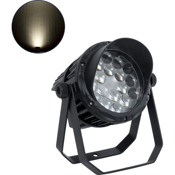 GloboStar FLOOD-Kara ��������� Wall Washer ���� �� ������������� ������ ��� ������� ������� Led 54W 6750lm 5� Dc 24V ��������� IP67 �28 x �32 x H27cm ������ ����� 4500K - ���� ������� - 3 ������ ������� - (90817)