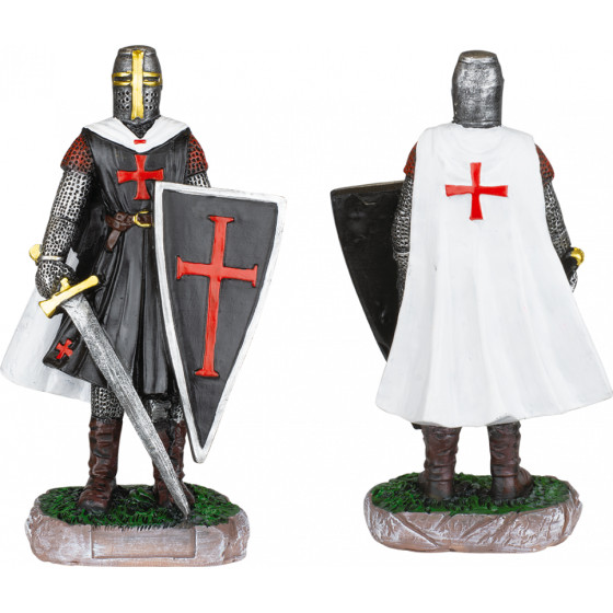 ALBAINOX ������� ������������ TOLE10 Shield-Sword Resin black-White Templar 8cm, 39528