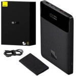 Baseus Powerbank Blade 20000mAh 2xUSB, 2xUSB-C + Cable USB-C 100W (black) - (PPBL000201)