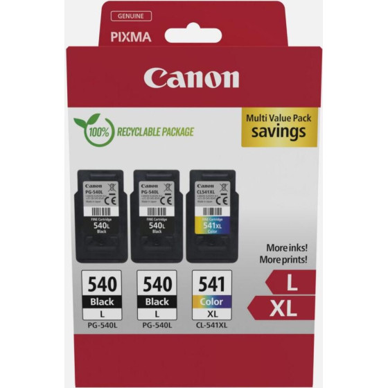 Canon ������ Inkjet PG-540Lx2/CL-541XL Multi-Pack - (5224B017)