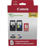 Canon ������ Inkjet PG-560/CL-561 Ph. Value Pack - (3713C008)