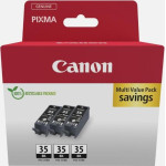 Canon ������ Inkjet PGI-35 Black 3-Pack Value Pack - (1509B028)