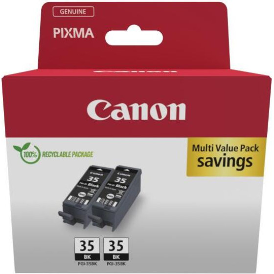 Canon ������ Inkjet PGI-35 Black Value Pack - (1509B029)