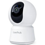Laxihub Indoor Wi-Fi Uhd 2K/3MP Pan Tilt Zoom Privacy Camera - (P2T)