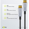 Goobay ������� Hdmi 2.1 65560 �� Ethernet, 8K/60Hz, 48 Gbps, 30m, ����� - (65560GB)