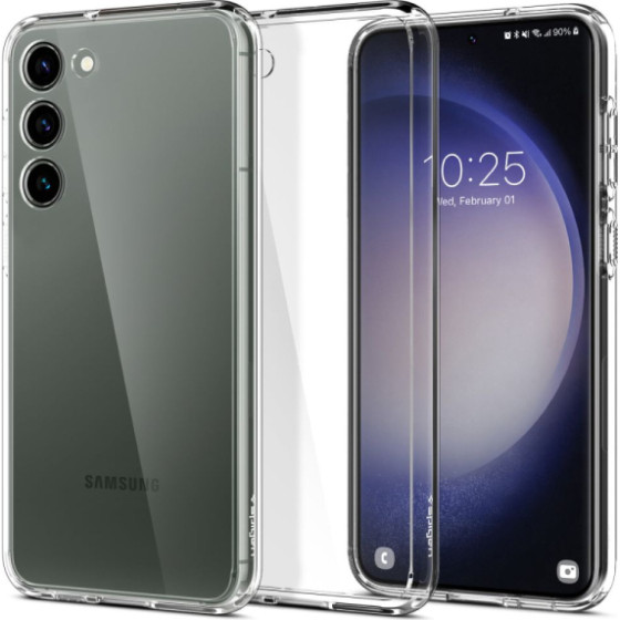 Spigen Ultra Hybrid Samsung S23 Plus Crystal Clear Backcover - (ACS05668)