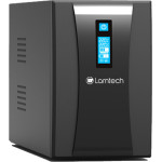 Lamtech Ups With Avr And Lcd Display 3000VA, 4x12V/9AH, 3xSCHUKO, 3xIEC, Usb & RJ45 Port - (LAM113546)