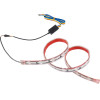 GloboStar Car Backlit Led Strip �������� ������ 100cm �������� Drl ����������� 5 ����������� �������� Led Smd 5050 7.6W Dc 9-30V ��������� IP65 Rgb - 2 ������ ������� - (81732)