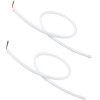 GloboStar ��� 2 �������� - Flexible Drl + Flash Turn Light Led Cree Cob 85cm 16W 2400lm 360� Dc 12V ��������� IP65 ��������� - ����� ����� 6000K - 2 ������ ������� - (81726)