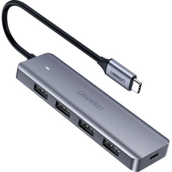 Ugreen Usb Type C Hub - 4x Usb 3.2 Gen 1 With USB-C Power Port ���� - (6957303805167)