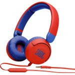 JBL JR310, On-Ear Headphones For Kids, Universal (Red) - (JBLJR310RED)