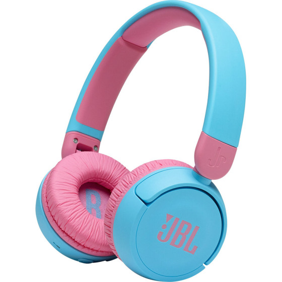JBL JR310BT, On-Ear Headphones For Kids, Wireless (Blue) - (JBLJR310BTBLU)