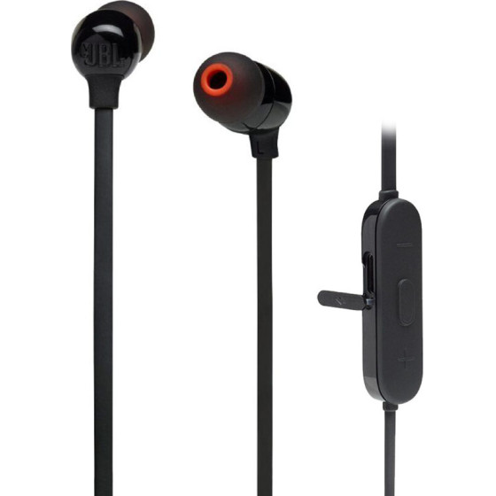JBL Tune 125BT, Wireless In-Ear With 3-Button Mic-Remote (Black) - (JBLT125BTBLK)