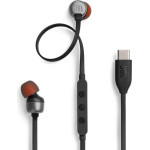 JBL Tune 310C, In-Ear Headphones, USB-C, Hi-Res, (Black) - (JBLT310CBLK)