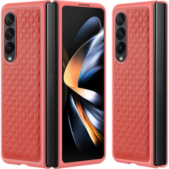 Dux Ducis ���� DD Venice ��������� ��� Samsung Galaxy Z Fold4 5G Red Brown - (0009096606)