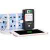 Powertech ��������� ��������� ������� �� �����, USB, ������ - (QC64)