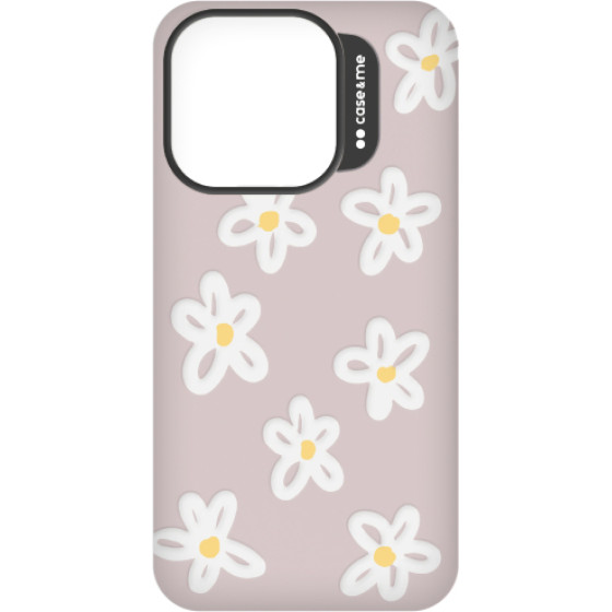 SBS Case Me 3D Jelly Cover Embossed Motifs Flower Iphone 15 Pro Max Pink Backcover - (VSIL3DIP1561P1)