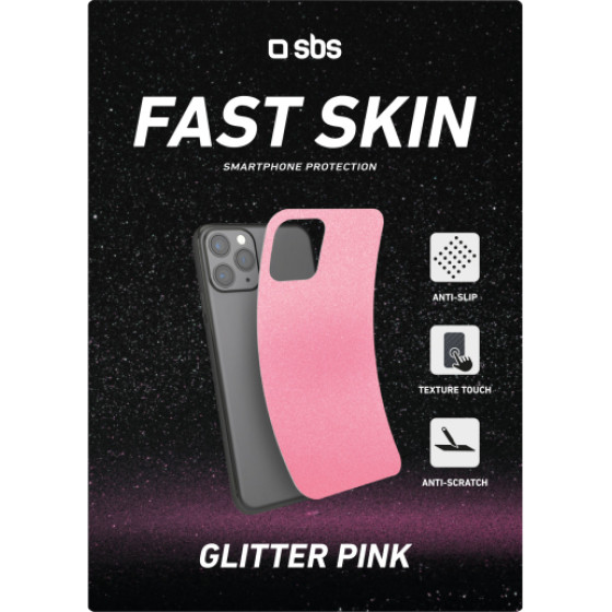 SBS Fast Skin Sheet Glitter Look Pink - (SKINSHEETGLTP)