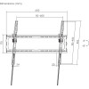Sbox Wall Mount 37' - 80' /94 - 203CM Vesa 600x400 Max - (PLB-3446T-2)