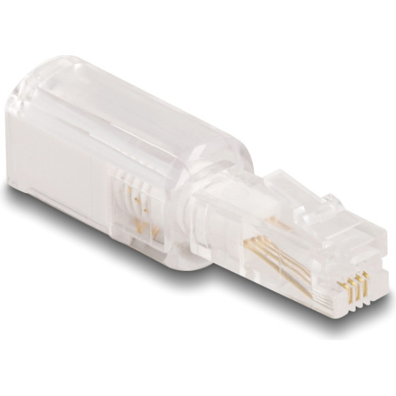 DeLock ����� ��������� RJ10 360� ��������������, �������-����� - (88169)