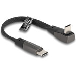 DeLock ������� USB-C 60W, flat, �������, 480 Mbps, 14cm, ����� - (80750)