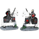 ALBAINOX ������� White horse. Black Templar With sword.12cm, 39575