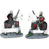 ALBAINOX ������� White horse. Black Templar With sword.20cm, 39576