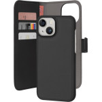 Puro Eco-Leather Detachable Wallet Case For Iphone 15,Black - (PUIPC1561BOOKC3BLK)