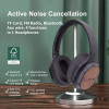 Akai �������� Over Ear ������������� Bamboo ��������� �� Bluetooth, �NC, NTC, Handsfree ��� Hifi Stereo Sound - (BTH-W150ANC)