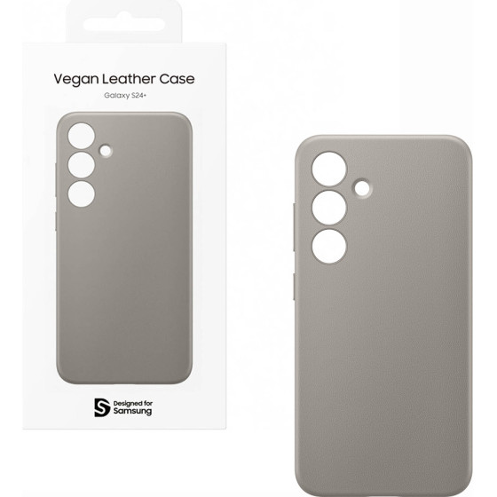 Samsung ���� S24 5G S921 Vegan Leather Case Taupe Packing Or - (GP-FPS921HCAAW)