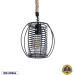 GloboStar Orval �������� �������� ��������� ������ �������� 1 x E27 AC220-240V IP20 - �20 x �20cm - ����� ��������� �� ���� ������ ������ - 5 ������ ������� - (01689)