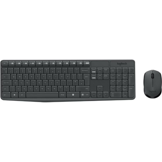 Logitech MK235 �������� ��� ������������ & ������� ������� Grey - (920-007931)