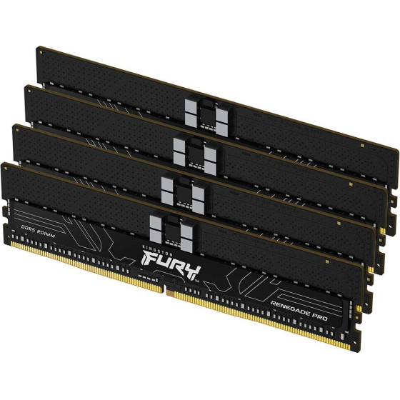 Kingston Memory Fury Renegade Pro Black DDR5, 4800MT/s, 64GB,Kit Of 4 - (KF548R36RBK4-64)