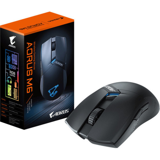 Gigabyte Mouse Optical Wireless Gaming Aorus M6 Usb Black - (GM-Aorus M6)