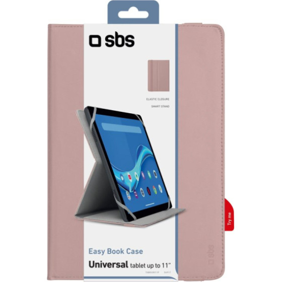 SBS Tablet Universal Book Case Up To 11' Pink - (TABKUNI11P)