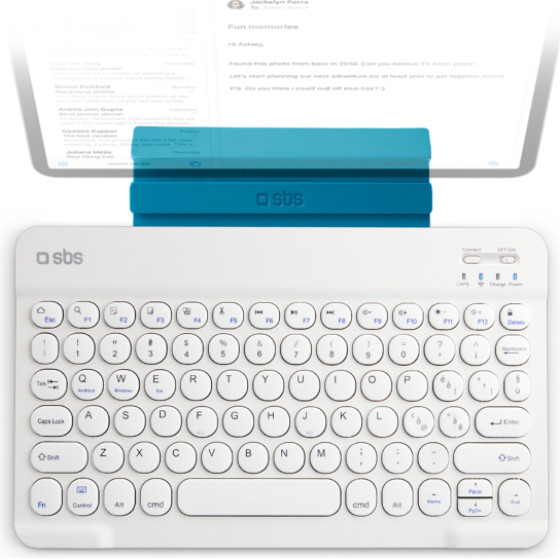 SBS Wireless Keyboard White - (KEYBOARDDW-UK)
