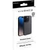 Vivanco Frosted Cover Camera Protection Iphone 15 Pro Semi transparent/Black Backcover - (63902)