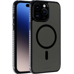 Vivanco Mag Solid Elite Cover Iphone 15 Pro semi-Transparent Black Backcover - (63900)