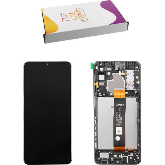 HYPER-Fix Samsung A326 A32 5G �����+Touch Screen + Lens + Frame HF-GH82-25121A Black Service Pack - (HF-GH82-25453A/ HF-GH82-25121A)