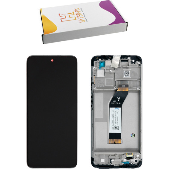 HYPER-Fix Xiaomi Redmi 10 ����� + Touch Screen + Lens + Frame Black Service Pack - (HF-560002K19A00)