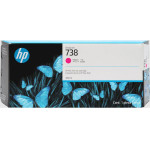 HP ������ Inkjet No.738 300-Ml Magenta Designjet - (676M7A)