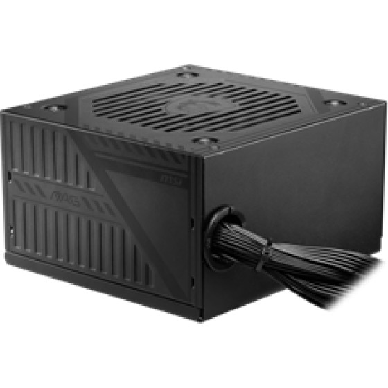 MSI Psu 500W Mag A500DN, 80 Plus EFFICIENCY, 12CM FAN, 2YW. - (306-7ZP6A11-809)