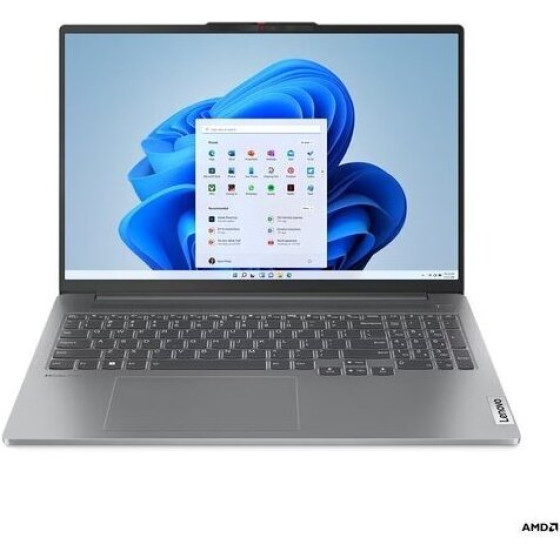 Lenovo Laptop Ideapad 5 Pro 16APH8 16'' 2.5K IPS/R7-7840HS/16GB/512GB SSD/Amd Radeon Graphics/Win 11 Home/2Y CAR/Arctic Grey - (83AR004RGM)