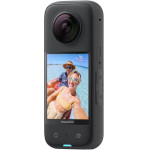 Insta360 X3 - Waterproof 360 Action Camera With 1/2 48MP Sensors, 5.7K 360 Active Hdr Video, 4k 72MP - (CINSAAQ/B)