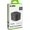 SBS Universal Travel Charger Pd Afc 1840W EU/UK/US/Aus Black - (T2USBTCPD20UNI)