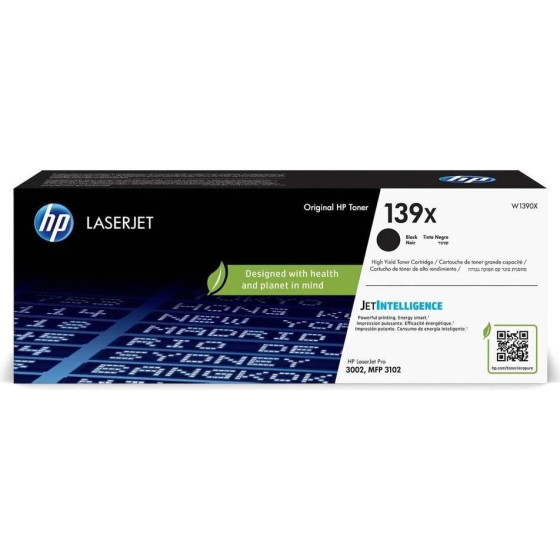 HP Toner 139X High Capacity Black - (W1390X)