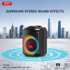 XO F48 Dual 8'' Rgb Bluetooth Speaker 40W (With Remote control)